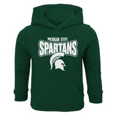 Зеленый пуловер с капюшоном для малышей Michigan State Spartans Draft Pick Outerstuff
