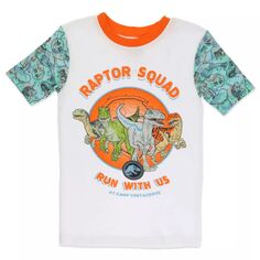 Пижамный комплект из двух предметов &quot;Мир Юрского периода&quot; для мальчиков 4–10 лет &quot;Отряд Рапторов&quot; Jurassic Park