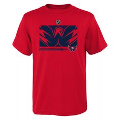 Молодежная красная футболка Washington Capitals Authentic Pro Secondary Fanatics