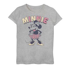 Классическая футболка с портретом и рисунком Минни для девочек 7–16 лет Disney&apos;s «Микки Маус и друзья» Disney