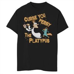 Футболка Disney&apos;s Phineas &amp; Ferb для мальчиков 8-20 Curse You с рисунком Disney