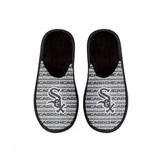 Молодежные шлепанцы с надписью FOCO Chicago White Sox Scuff Unbranded