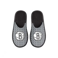 Молодежные шлепанцы FOCO Brooklyn Nets с надписью Scuff Unbranded