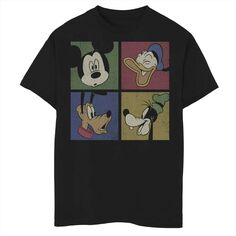 Классическая футболка Disney&apos;s «Микки Маус и друзья» для мальчиков 8–20 лет с полосками комиксов для группы Disney