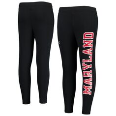 Черные брюки Youth Under Armour Maryland Terrapins Brawler Under Armour