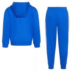 Комплект из куртки и брюк adidas French Terry для мальчиков 4–7 лет adidas, синий
