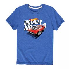 Детская футболка Hot Wheels на день рождения для мальчиков 8–20 лет Hot Wheels, синий
