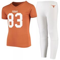 Молодежный футбольный пижамный комплект Wes &amp; Willy Texas Orange Texas Longhorns Team Unbranded