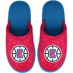 Молодежные красные тапочки FOCO LA Clippers с большим логотипом Unbranded
