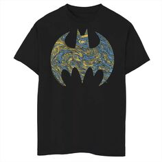Футболка с графическим рисунком и логотипом DC Fandome Batman Starry Batman для мальчиков 8–20 лет DC Comics