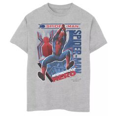 Для мальчиков 8–20 лет «Человек-паук» от Marvel возвращается домой в горячем виде! Футболка с графическим рисунком Marvel