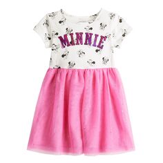 Тюлевое платье Disney&apos;s Minnie Mouse для девочек и девочек 4–12 лет от Jumping Beans Disney/Jumping Beans