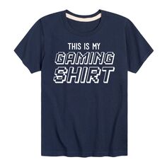 Футболка «Это моя игровая рубашка» для мальчиков 8–20 лет Licensed Character, синий