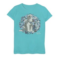 Весенняя футболка с цветочным принтом Korra для девочек 7–16 лет «Повелитель воздуха: Легенда о Корре» Nickelodeon