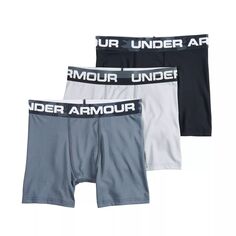 Комплект из трех боксеров Under Armour для мальчиков 8–20 лет Under Armour, синий