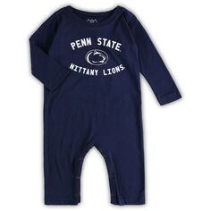 Темно-синий джемпер с длинными рукавами Infant Wes &amp; Willy Penn State Nittany Lions Core Unbranded