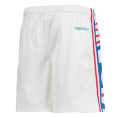 Молодежные шорты Mitchell &amp; Ness белого/красного цвета LA Clippers Hardwood Classics Big Face 2.0 Mesh Shorts Unbranded