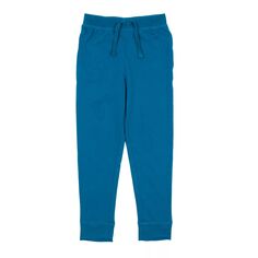 Детские брюки на шнуровке Leveret, сплошной цвет в стиле бохо Leveret, голубой