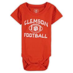 Футбольное боди Infant Wes &amp; Willy Orange Clemson Tigers Unbranded