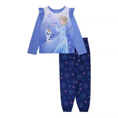 Пижамный комплект из двух предметов Disney&apos;s Frozen Girls 4–10 Disney