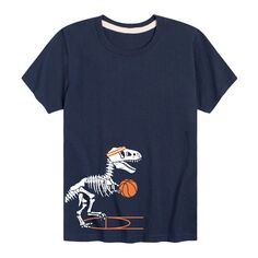 Баскетбольная футболка Trex с рисунком для мальчиков 8–20 лет Licensed Character, синий