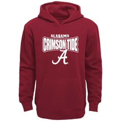 Пуловер с капюшоном Crimson Alabama Crimson Tide Draft Pick для дошкольников Outerstuff