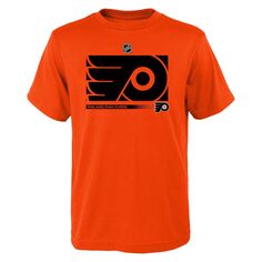 Молодежная оранжевая футболка Philadelphia Flyers Authentic Pro Secondary Fanatics
