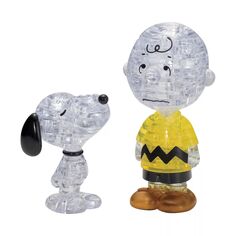 BePuzzled Peanuts Снупи и Чарли Браун 3D-хрустальный пазл BePuzzled
