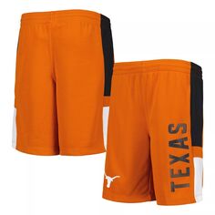 Молодежные шорты Texas Orange с сеткой по бокам Texas Longhorns Outerstuff