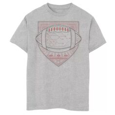 Светящаяся футболка с футбольной платой Geo для мальчиков 8–20 лет Unbranded