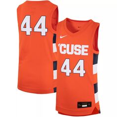 Молодежная баскетбольная майка Nike № 44 Orange Syracuse Orange Team Nike