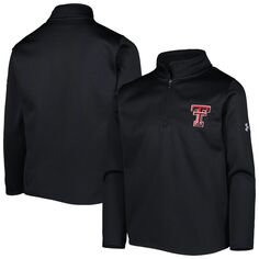 Черная флисовая куртка с молнией на четверть Youth Under Armour Texas Tech Red Raiders Under Armour