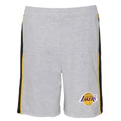 Серые шорты с вингбэком Youth Los Angeles Lakers с принтом Outerstuff
