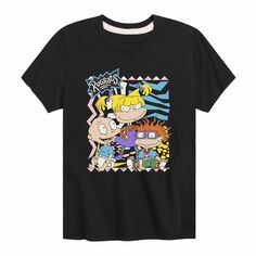 Футболка с рисунком Rugrats Trio для мальчиков 8–20 лет Nickelodeon