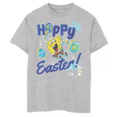 Футболка Nickelodeon Spongebob Squarepants для мальчиков 8–20 лет с рисунком «Счастливая Пасха» Nickelodeon