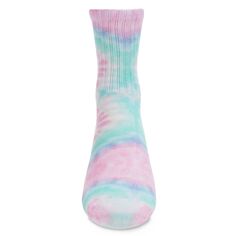 Детские носки из смеси хлопка пастельного цвета с принтом тай-дай MeMoi