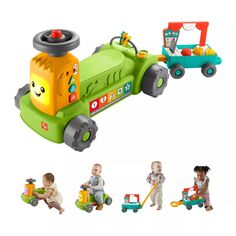 Обучающая игрушка «Смейся и учись» Fisher-Price 4-в-1 «С фермы на рынок» Laugh &amp; Learn