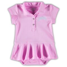 Розовый комбинезон-поло с короткими рукавами и рукавами-поло для младенцев Buckeyes штата Огайо Unbranded