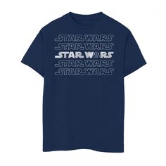 Футболка с логотипом Дарта Вейдера для мальчиков 8–20 лет и рисунком «Звездные войны» Star Wars, синий
