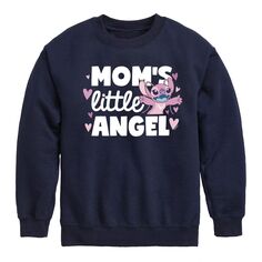 Флисовый пуловер с рисунком Little Angel для мальчиков 8–20 лет Disney&apos;s Lilo &amp; Stitch Disney, синий