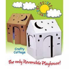 Картонный игровой домик Crafty Cottage Easy Playhouse Easy Playhouse