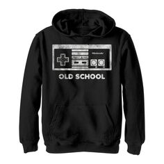 Золотая толстовка Old School с контроллером Nintendo NES для мальчиков 8–20 лет Licensed Character