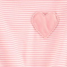 Пижамный комплект Carter&apos;s Heart в полоску для малышей Carter&apos;s Carters