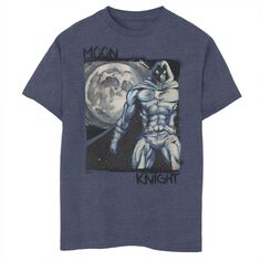 Футболка с рисунком «Марвел Марк Спектор» для мальчиков 8–20 лет «Лунный рыцарь герой» Marvel