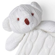Вязаное защитное одеяло с медведем Baby Mode