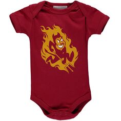 Боди с большим логотипом Infant Maroon Arizona State Sun Devils Unbranded