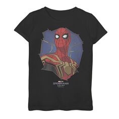 Футболка с графическим рисунком и портретом героя-паука для девочек 7–16 лет Marvel Spider-Man No Way Home Marvel
