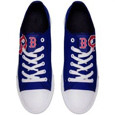Молодежные парусиновые туфли Boston Red Sox с большим логотипом Unbranded