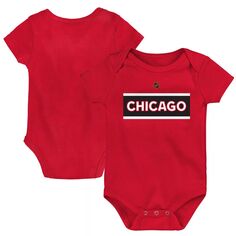 Красное боди Infant Chicago Blackhawks Special Edition 2.0 с основным логотипом Outerstuff