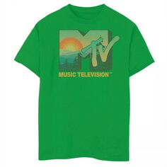Футболка с графическим логотипом MTV Music Television Nature для мальчиков 8–20 лет Licensed Character